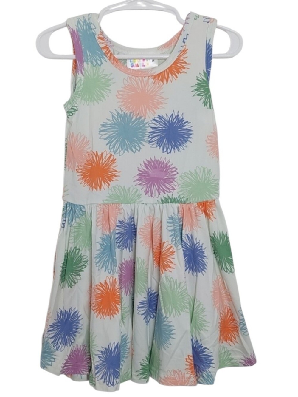 Dot Dot Smile Girls Dress Size 2T Doodle Bloom Tank Twirl Spin Multi Colorful